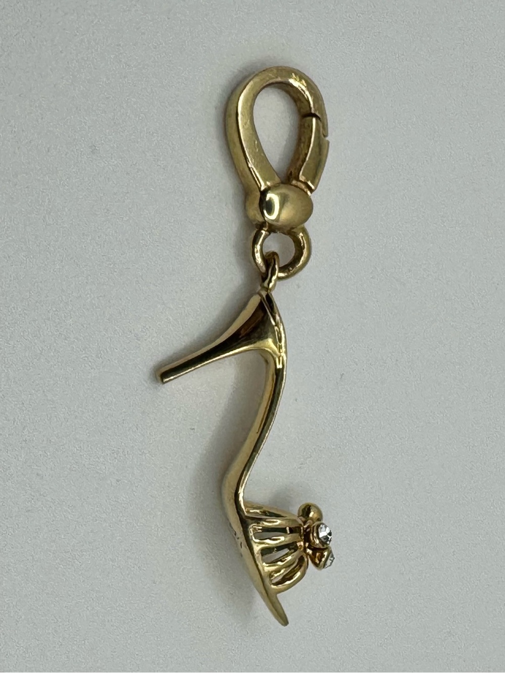 Juicy Couture Gold-Tone High Heel Charm with Turquoise Enamel - Picture 6 of 7